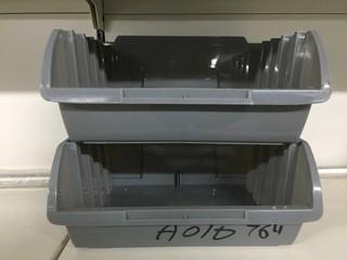  (4) Rainwave Quick Adapter Set & 2 Small  Bins.