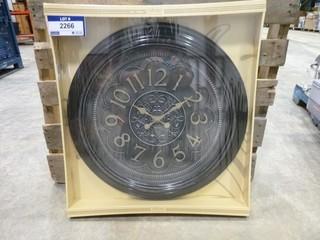 Allore Quartze Wall Clock, 22" Wide (W-3-3-3)