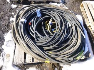Quantity of Assorted Pressure Hoses/Lines, Fittings, Spacers, Gaskets 