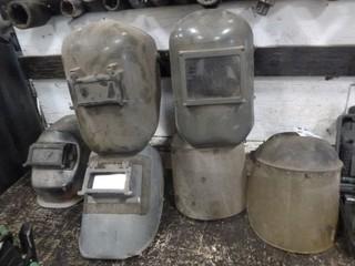 Qty of Used Welding Helmets and Face Shields