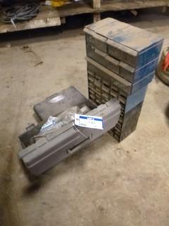 (1) Tool Box c/w Contents, (2) Mini Storage Cabinets c/w Contents, (1) Tiger Tool Kit (Missing Some Parts)