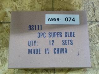 (1) Case of 36 Tubes Super Glue (W-3-2-3)