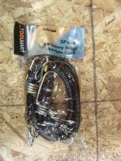 1 Package of (3) 18" Bungee Cords (W-3-2-3)