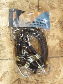 1 Package of (3) 18" Bungee Cords (W-3-2-3)
