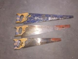 (3) Hand Saws.