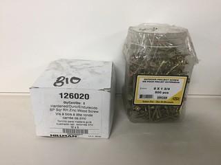 Quantity of Outdoor Project Screws & Wood Screws.