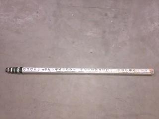 Extendable Metal Measuring Stick. 