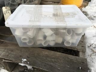 Assorted 1" PVC Fittings.