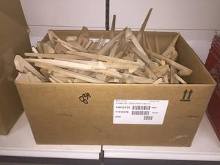 Box of Wooden Stakes.