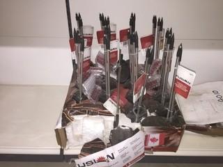 Box of Solar Stick Light Canadian Flags.