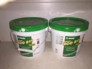 Lot of (2) Ultrabond ECO 811 Universal Carpet Tile Adhesive.