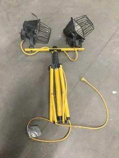 Dual Head Tripod Work Lights.