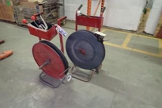 Lot of 2 Banding Carts w/ Tooling.