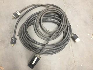 Lot of (2) RV Extension/Hook Up Cords.