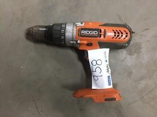 18v Ridgid Hammer Drill.