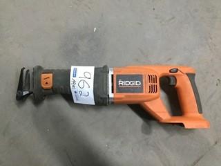 18v Ridgid Reciprocating Saw.