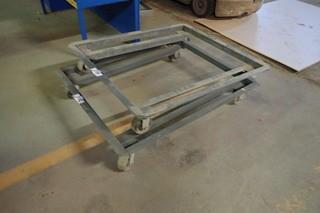 Lot of 2 Shop Crate Carts.