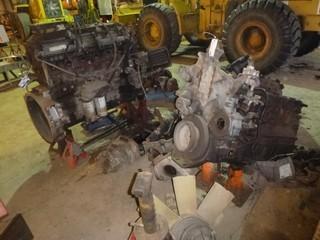 (2) Detroit Diesel Engines Series 60, 12.7L, All Parts Included, For Rebuild or Parts ( 1 Almost Complete, 1 In Parts) 