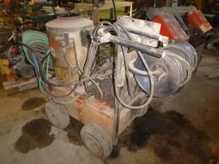 Hotsy Pressure Washer On Wheels c/w Hose (Diesel)