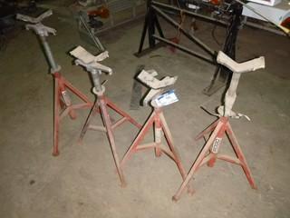 (4) Ridgid Adjustable Jack Stands, Model VJ-99, Pt 56662