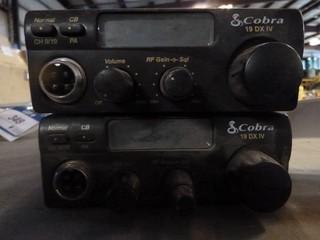 (2) Cobra CB Radios, Model 19DXIVC