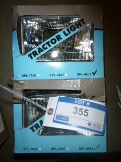 (2) Tractor Lights, Pt SPL-4651