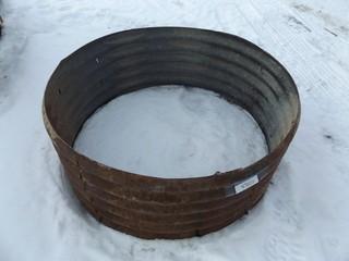 Round Steel Fire Pit.