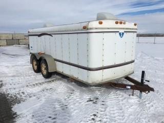 1999 Interstate West 15' T/A Ball Hitch Enclosed Trailer. S/N 4RACS1425XN004810. Unable to verify serial number.