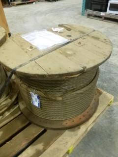 20 Mil. High Strength Wire Rope, 1 1/8" x 620' (N-F)