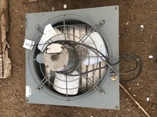 18" Louvered Fan.