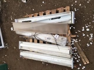 Assorted 4' Florescent Light Fixtures.