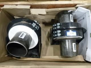 (2) 8" Insulated Pipe Couplers (W-R-4-4)