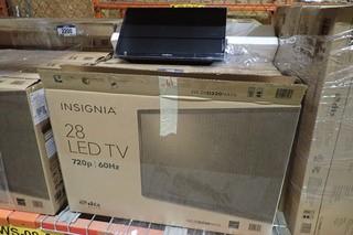 Lot of (5) 19" Flatscreen Television. **NOTE: SIZE ON BOX IS INCORRECT**