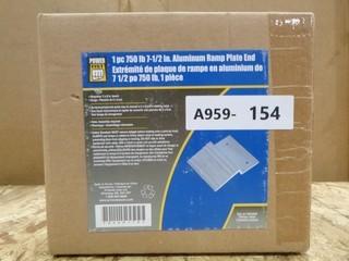 Pair of Aluminum Ramp Plate Ends (W-3-3-2)