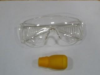 Clear Safety Glasses and 5-in-1 Screwdriver (W-3-5-2)