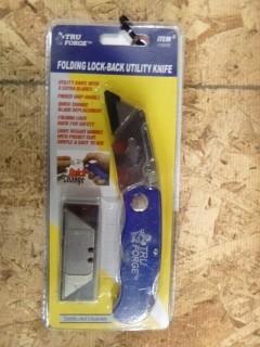 Folding Lock-Back Utility Knife (W-3-5-2)