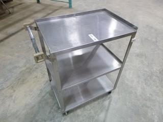 Stainless Steel Shop Cart (W-W)