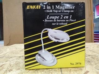 LED Desktop Magnifier (3X / 8X) (W-3-5-2)