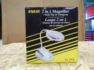 LED Desktop Magnifier (3X / 8X) (W-3-5-2)