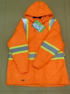 Forcefield 2XL High Visibility Parka C/w Hood CSA Class 2 (W-3-5-2)