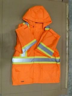 Forcefield XL High Visibility Parka C/w Hood CSA Class 2 (W-3-5-2)
