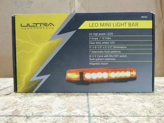 Ultra Performance Mag-Mount 24 Amber LED Mini Light Bar (W-3-5-2)