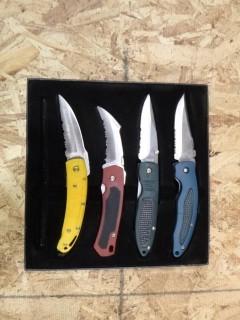 4PC Folding Lock Blade Pocket Knife Set (W-3-5-2)