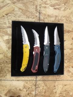 4PC Folding Lock Blade Pocket Knife Set (W-3-5-2)