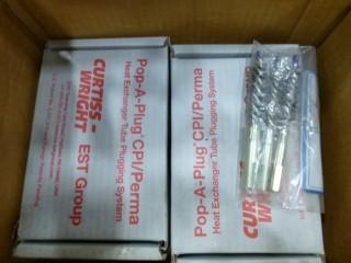 (2) Curtiss Wright Heat Exchanger Plugging System c/w (3) Wire Tube Brushes (W-4-5-2)