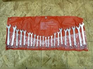 22PC SAE / mm Wrench Set (W-4-1-2)