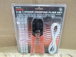 2-in 1 Crimping Plier Set for Phone and Modular Plugs (W-4-1-2)