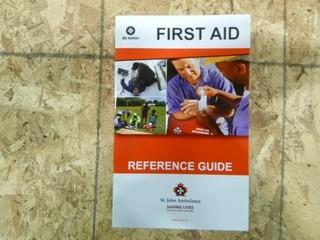 St. John Ambulance First Aid Reference Guide (W-4-1-3)