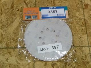 5PC 7" Sandpaper Discs (W-4-1-3)