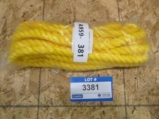 5/8" x 16' Yellow Rope (W-4-1-3)